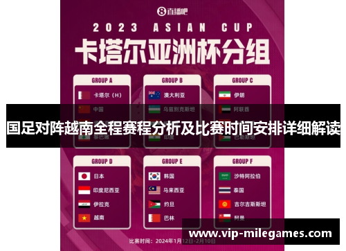 国足对阵越南全程赛程分析及比赛时间安排详细解读 国足对阵越南全程赛程分析及比赛时间安排详细解读